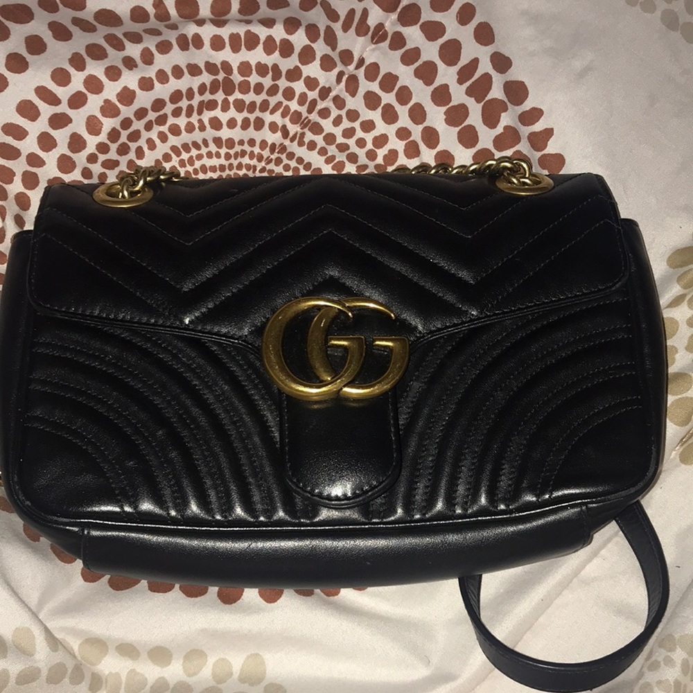 Authentic Marmont Leather Gucci Purse